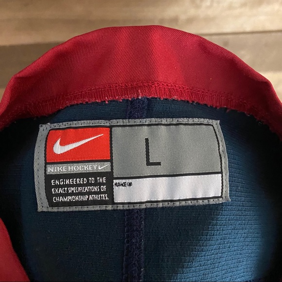 Rare Vintage 90s Blue Nike Team USA Hockey Jersey - Picture 7 of 7